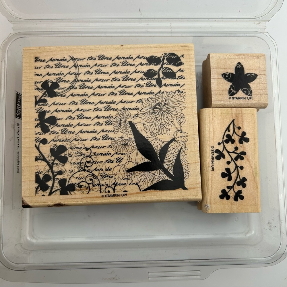 🍒 Stampin’Up! 🍒 Retired “Fraicheur Exquise” Stamp set.